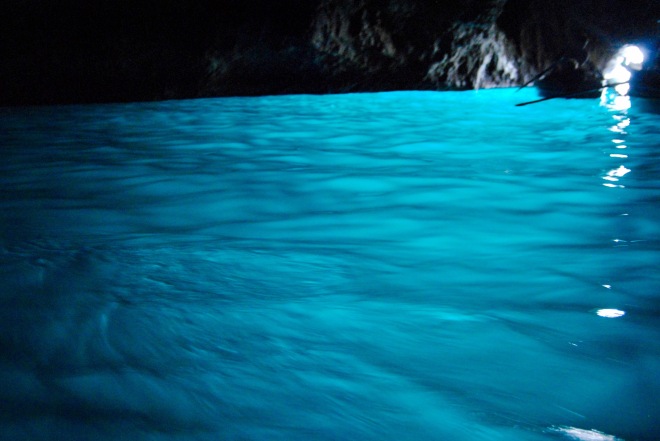La Grotta Azzurra, or Blue Grotto.